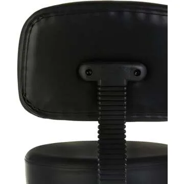 AmazonBasics Adjustable Drafting Spa Stool - Black