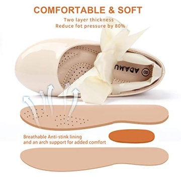 Cute Bow Mary Jane Shoes for Girls Dress Up