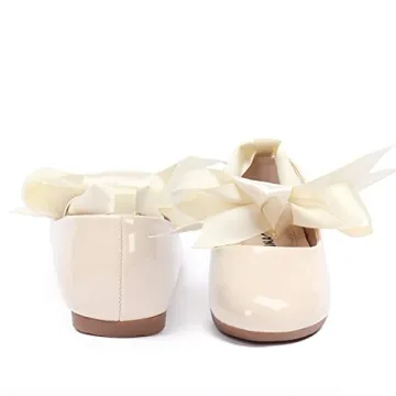 Cute Bow Mary Jane Shoes for Girls Dress Up
