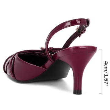 Stylish MICIFA Slingback Kitten Heels for Women