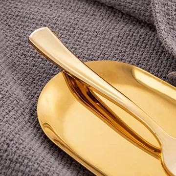 WDF Gold Plastic Silverware Set 180 Pieces Elegant Disposable