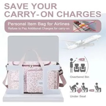 Stylish WOOMADA Foldable Travel Duffel Bag for Women