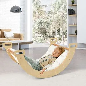 Montessori 4 in 1 Arch Climber for Toddlers Indoor Playset