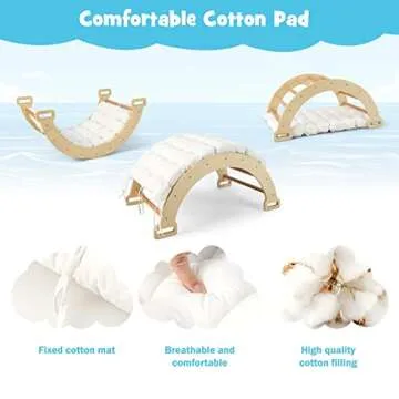 Montessori 4 in 1 Arch Climber for Toddlers Indoor Playset