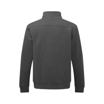 Men's Quilted Sweatshirt - Stylish & Comfortable Fall Wear