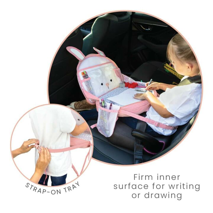 Toddler Travel Activity Tray & Backpack - Bunny