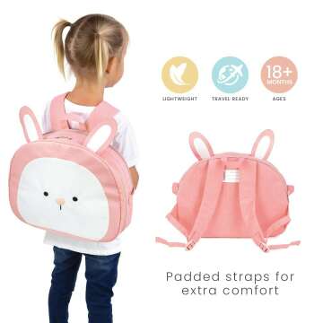 Toddler Travel Activity Tray & Backpack - Bunny