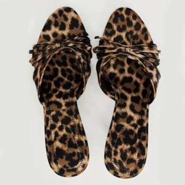 UFEDO Women's Kitten Heels Bow Mesh Sandals for Style & Comfort