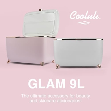 Cooluli Glam 9L Mini Skincare Fridge - Pink Elegance for Beauty