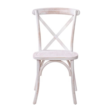 Merrick Lane Bardstown Bistro Dining Chair - Lime Wash Finish