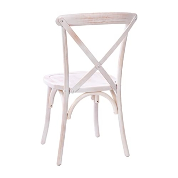 Merrick Lane Bardstown Bistro Dining Chair - Lime Wash Finish