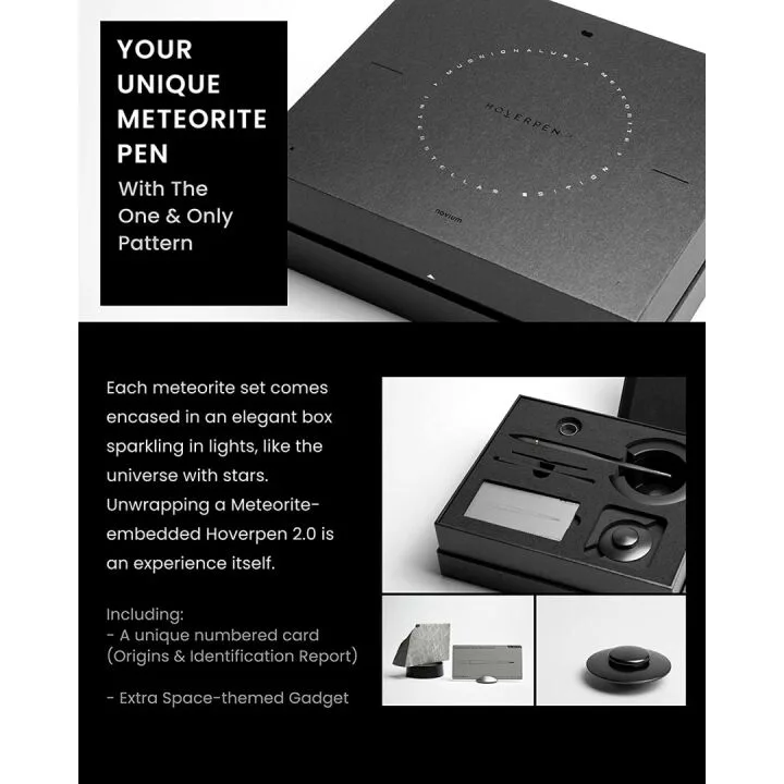 Futuristic Hoverpen 2.0 - Space Black Executive Pen