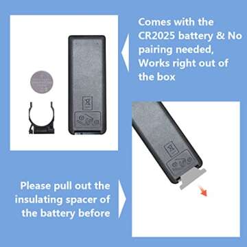 New Remote Control for Bose Solo 5 10 15 Series II TV Sound System 418775 410376 431974 845194 838309-1100 740928-1120 Bose Solo Soundbar Series II and TV Speaker