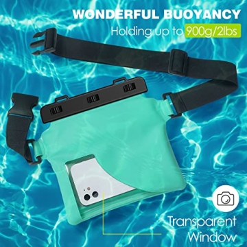 MoKo Waterproof Phone Pouch for Swimming Kayaking