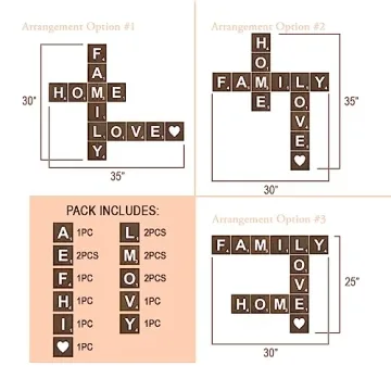 Rustic Crossword Tiles for Unique Wall Decor