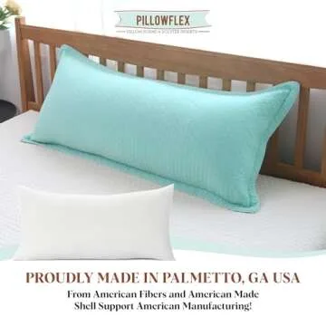 Pillowflex Premium Polyester Pillow Insert - 16x20 Pillow Form - Machine Washable, Accent Throw Insert, Lumbar Pillow Insert for Sham - Back, Travel Pillow, Neck Pillow - 1 Decorative Pillow