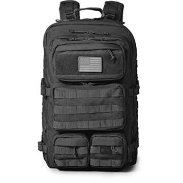 Falko Tactical Backpack 50L, 2.4x Stronger, Military Backpack, Heavy Duty Rucksack, Molle Large Back...