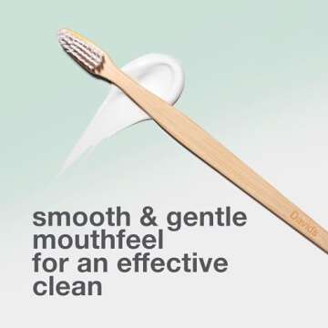 Davids Premium Bamboo Soft Bristle Toothbrush - 3 Pack | BPA Free, Eco-Friendly, Sustainable High Performance Bristles to Improve Oral Health Naturally | 100% Natural Bamboo Handle