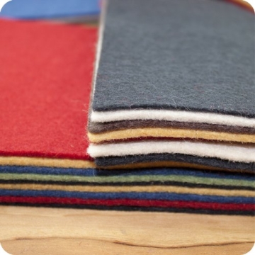BGick 36 5" Wool Felt Squares in Americana Colors