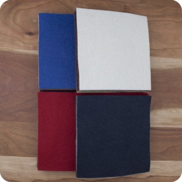 BGick 36 5" Wool Felt Squares in Americana Colors