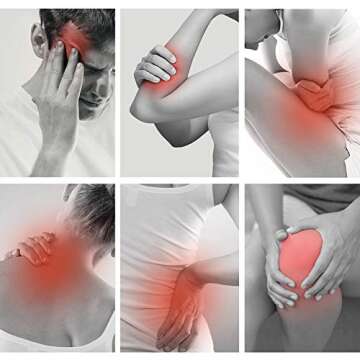 Attmu Hot Water Bottle with Cover Knitted, Transparent Hot Water Bag 2 Liter - White (Grey)