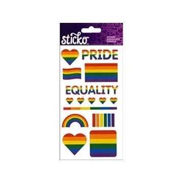 EK Success Pride Sticko Stickers - Vibrant Self-Expression Designs