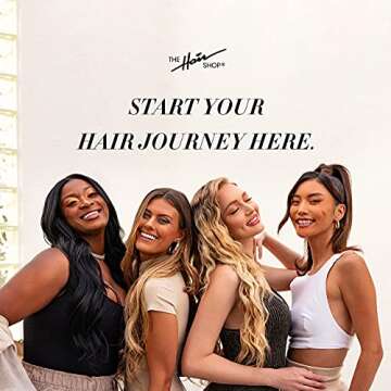 The Hair Shop Smart Tabs Tape-in Hair Extension Tape - Professional Strong No-Residue Bonding Double-Sided Replacement Tape for 100% Remy Human Hair Extensions, 60 Tabs (4 cm x 0.9 cm)