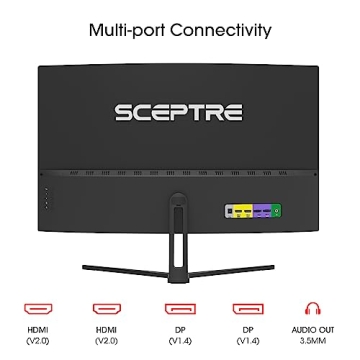 Sceptre 32" Curved Gaming Monitor - 240Hz & FreeSync