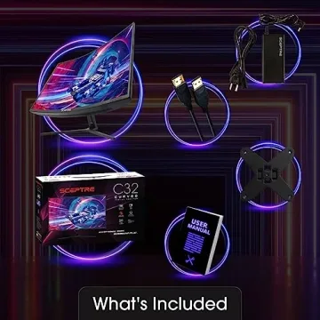 Sceptre 32" Curved Gaming Monitor - 240Hz & FreeSync