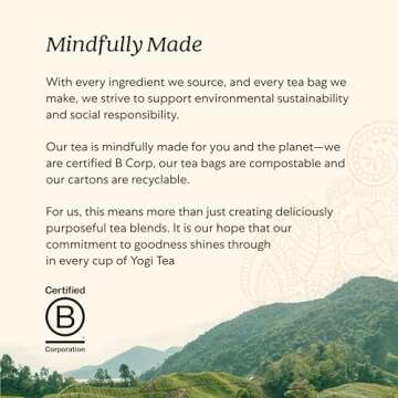 Yogi Raspberry Leaf Tea - Organic Raspberry Leaf Tea Supports Reproductive Health - Organic Tea Bags - Caffeine Free - 16 Tea Bags Per Pack (6 Packs)