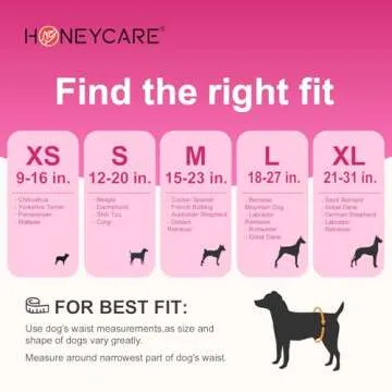 HONEY CARE All-Absorb Female Dog Diapers 40 Count