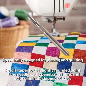 SCHMETZ Quilting Needles - Size 90/14, 5-Needle Cards, Pack of 10