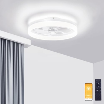 VOLISUN Low Profile Ceiling Fans with Lights and Remote - A Modern Blend of Style and Functionality