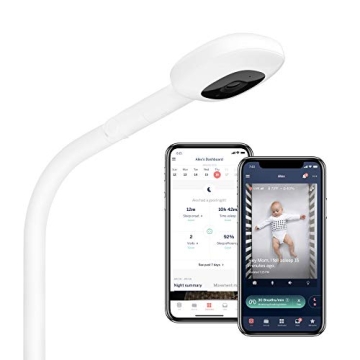 Nanit Pro Smart Baby Monitor & Floor Stand with 1080p HD Video, Breathing Tracker, Sleep Coach