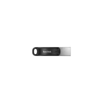 SanDisk 64GB iXpand Flash Drive Go for iPhone and iPad - SDIX60N-064G-GN6NN, Black
