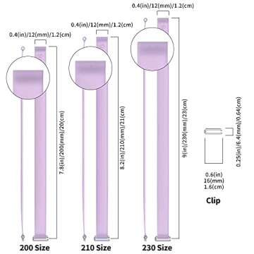 C-Shaped Clip Finger Phone Grip, Sinjimoru Silicone Cell Phone Strap for Phone Case with Clip as Phone Loop Holder for iPhone Case & Samsung Phone. Sinji Loop Clip Lavender 210