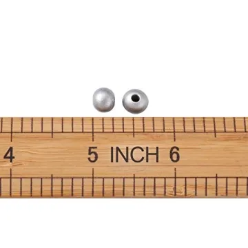 Pandahall 600pcs 8mm Spray Painted Wood Beads Silver Round Wooden Spacer Beads for DIY Crafts Jewelry Making Home Decor Hole: 2.5mm