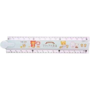 1Pc Cute Cartoon Animal Print Plastic Rulers, Kids Ruler for School, Farmhouse Teacher Prizes Book Markers Students Jungle Animal Party FavorStationery Drawing Rulers