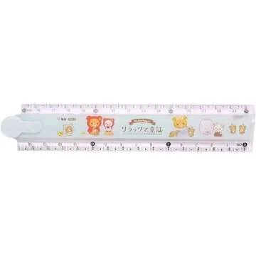1Pc Cute Cartoon Animal Print Plastic Rulers, Kids Ruler for School, Farmhouse Teacher Prizes Book Markers Students Jungle Animal Party FavorStationery Drawing Rulers