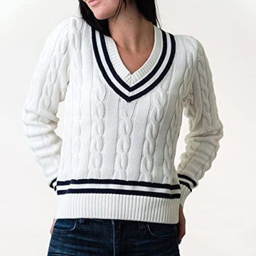 Hope & Henry Women's Organic Cotton Pullover Sweater
