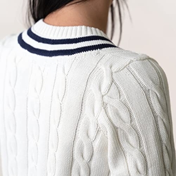 Hope & Henry Women's Organic Cotton Pullover Sweater