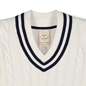 Hope & Henry Women's Organic Cotton Pullover Sweater