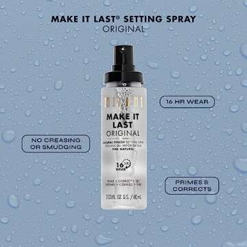 Milani Make It Last Original - Natural Finish Setting SPray - 3-in-1 Setting Spray and Primer- Prime...