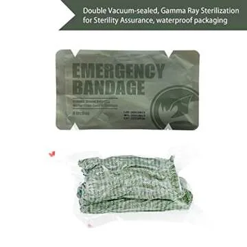 RHINO RESCUE Israeli Style Emergency Bandage - 5 Count