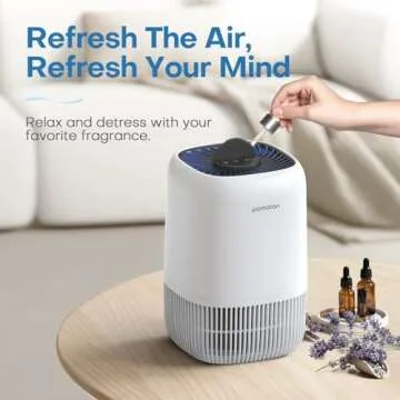 POMORON Air Purifier for Cleaner Home with Aroma