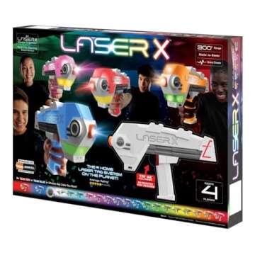 Laser X Revolution Blaster 4 Pack for Ultimate Fun