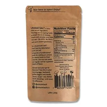 Umami Salt, Shiitake Mushroom Kosher Flake Sea Salt, Perfect for Seasoning or Finishing (Original, 4 Ounce (Pack of 1))
