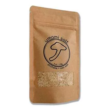 Umami Salt, Shiitake Mushroom Kosher Flake Sea Salt, Perfect for Seasoning or Finishing (Original, 4 Ounce (Pack of 1))