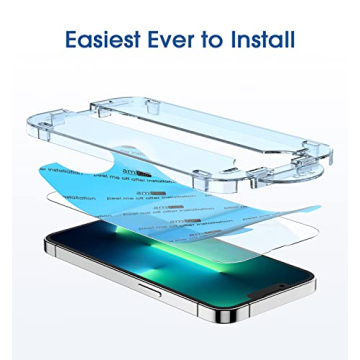 amFilm iPhone 13 Pro Max Screen Protector Easy Installation