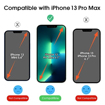 amFilm iPhone 13 Pro Max Screen Protector Easy Installation